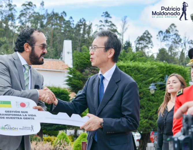Japón fortalece la atención de emergencias en Nabón gracias a gestión municipal