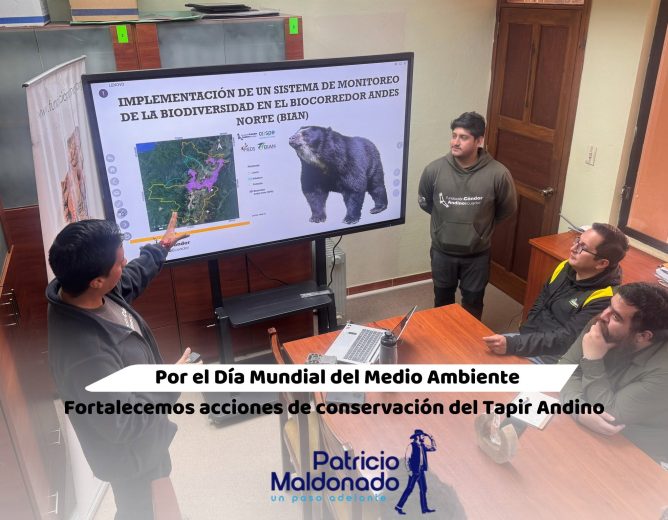 En el Día Mundial del Medio Ambiente, el GAD Municipal de Nabón fortalece las acciones de conservación del Tapir Andino
